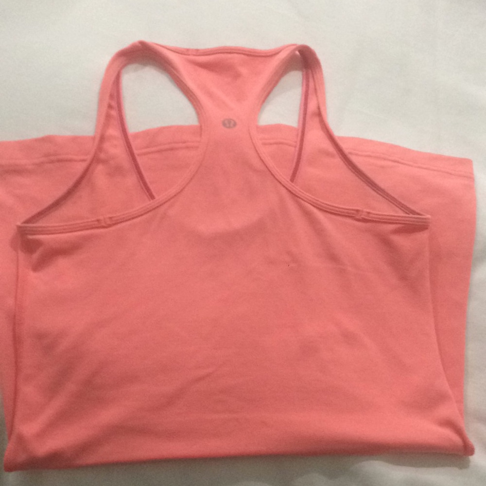 Lululemon Racerback Tank Orange - Picture 7 of 7
